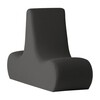 VerPan - Welle 1 Sofaelement - anthrazit/Stoff Hallingdal 153/162x102x50 cm
