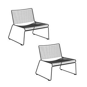 HAY - Hee Lounge Stuhl 2er Set