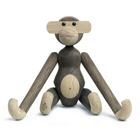 Kay Bojesen Denmark - Figurine en bois singe petit chêne