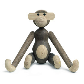 Kay Bojesen Denmark - Holzfigur Affe klein Eiche