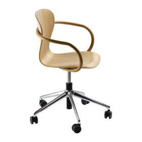 Thonet - S 220 FDRW draaistoel met wielen