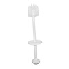 Alessi - Birillo Replacement Toilet Brush With Handle - stainless steel/white