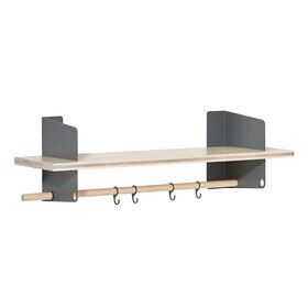 Richard Lampert - Porte-manteau mural Atelier 100x30x29,5cm