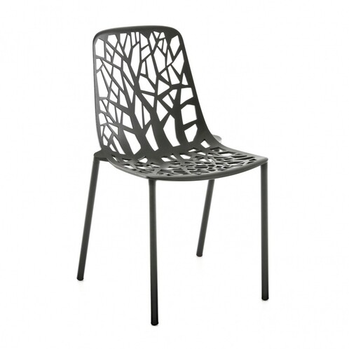 Fast - Forest Garden Chair - metalic grey/powder-coated