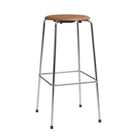 Fritz Hansen - High Dot™ Barhocker Hoch Leder 4 Beine
