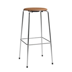 Fritz Hansen - High Dot™ Barhocker Hoch Leder 4 Beine