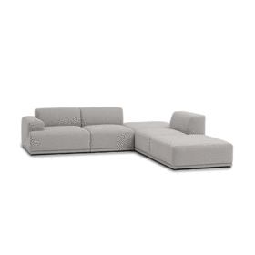 Muuto - Canapé d'angle modulable configuration 3 Connect Soft