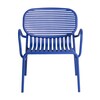 Petite Friture - Week-End - Fauteuil - bleu outremer RAL 5002/peinture époxy grainée/PxHxP 66x77x62cm/pour usages indoor & outdoor