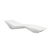 Vondom - Faz - Zonnenbed - wit/mat/met wit kussen bekleding Zander