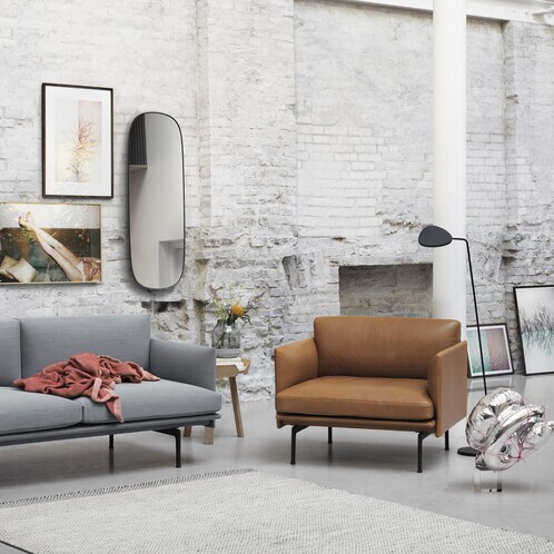 Muuto - Muuto Framed Mirror Spiegel 118x44,5cm