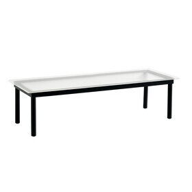 HAY - Table basse Kofi structure chêne laqué noir 140x50cm