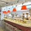 Luceplan - Costanzina - Pendellamp met trekkoord - rood/aluminium/Eenmalig exemplaar - eenmalig verkrijgbaar!