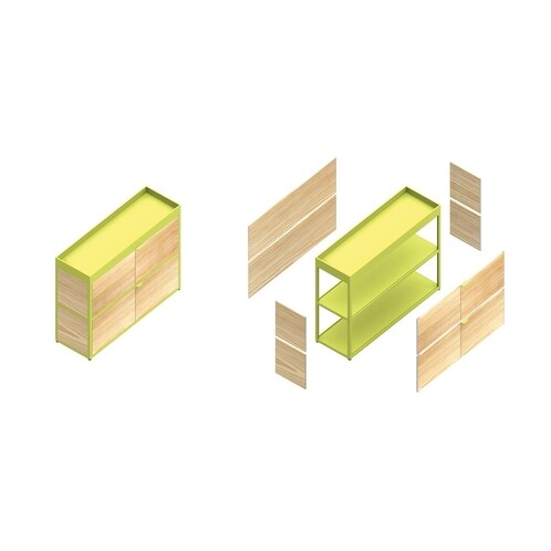 HAY - New Order Trays 200x34x8cm