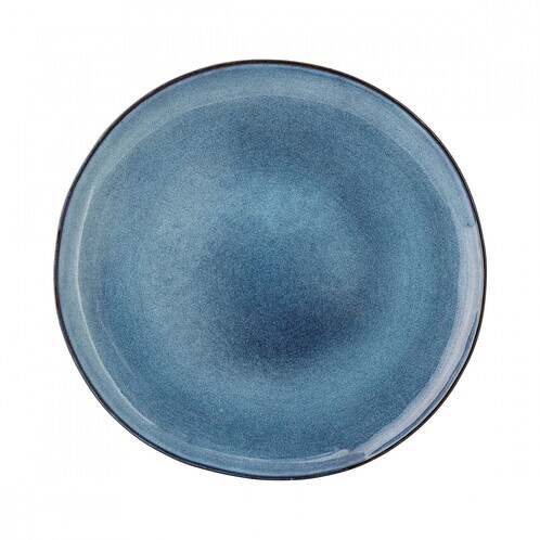 Bloomingville - Sandrine - Plaque Ø28,5cm - bleu/lave-vaisselle