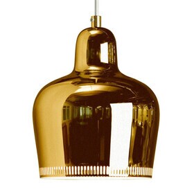 Artek - Promo Set A330S Golden Bell Suspension Lamp + 3 Light Bulbs