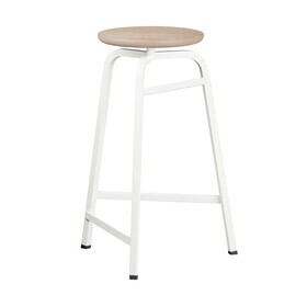 Northern - Treble Barhocker Sitzfläche Eiche 65cm