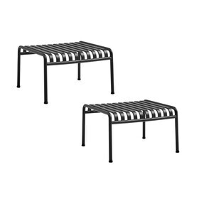 HAY - Palissade Ottoman/ Gartenbeistelltisch 2er Set