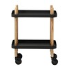Normann Copenhagen - Block - Table d'appoint/desserte - noir/structure frêne