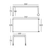 Magis - Big Will Dining Table/Office Table - line drawing
