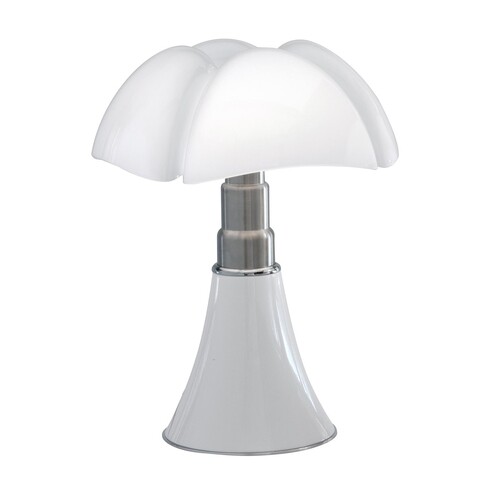 Martinelli Luce - Minipipistrello Tischleuchte - weiß/Fuß weiß/2700K/700lm/mit Touch-Schalter