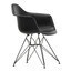 Vitra - Eames Plastic Armchair DAR onderstel zwart
