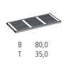 Schönbuch - Urban 1078 Perforated Plate Shoe Shelf - line drawing