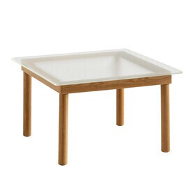 HAY - Table basse Kofi structure chêne 60x60cm