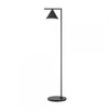 Flos - Captain Flint LED Stehleuchte - anthracite/black/brushed/WxH 37,3x153,7cm/with dimmer