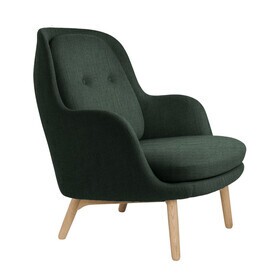 Fritz Hansen - Fri™ JH5 Armchair with Oak Wood Base