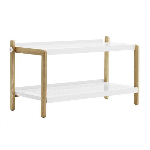 Normann Copenhagen - Sko Schuhregal - esche/Einlegeböden weiß