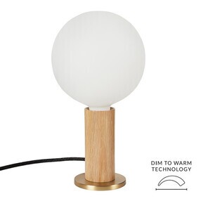 Tala - Lampe de table Oak Knuckle +Sphere IV LED E27 8W Dim To Warm