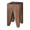 e15 - e15 ST04 Backenzahn Hocker - nussbaum geölt/27x27x47cm/mit Sitzmulde
