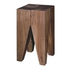 e15 - e15 ST04 Backenzahn - Tabouret - noyer huilé/27x27x47cm/avec creux de siège