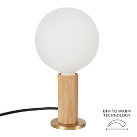 Tala - Lampe de table Oak Knuckle +Sphere IV LED E27 8W Dim To Warm