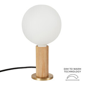 Tala - Oak Knuckle Tischleuchte + Sphere IV LED E27 8W Dim To Warm