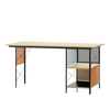 Vitra - Eames Desk Unit EDU Schreibtisch - ahorn/multicolor/Gestell schwarz
