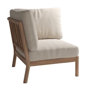 Fritz Hansen - Skagerak Tradition buitenbank hoekmodule