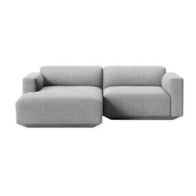 &Tradition - Develius 2-Sitzer Sofa mit Chaiselongue links