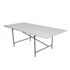 Richard Lampert - Eiermann 1 - Tafel midden - wit/eikenk./onderstel zwart///200x90cm