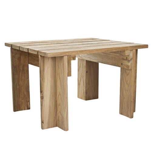 Jan Kurtz - Batten Side Table - teak wood/WxHxD 57x38x54cm