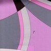 Cappellini - Rive Droite - Fauteuil lounge - rose foncé/gris/100% coton Pucci L02/piètement en acier inoxydable