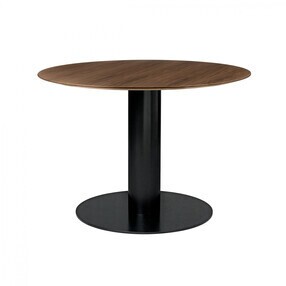 Gubi - Table 2.0 Dining Table structure noir Ø110cm