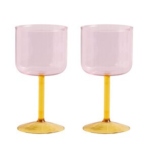HAY - Set de 2 verres à vin Tint