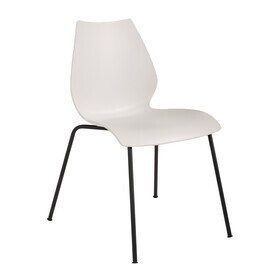 Kartell - Maui Stuhl Gestell Stahlrohr schwarz lackiert