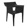 Vondom - Pedrera - Armleunstoel - zwart/H x W: 83 x 58cm/voor binnen en buiten geschikt