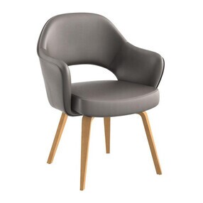 Knoll International - Saarinen Conference Armlehnstuhl Gestell Eiche