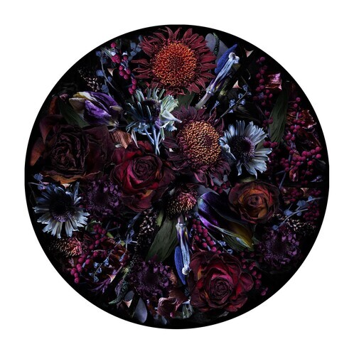 Moooi Carpets - Fool's Paradise Carpet Ø350cm - black/red/blue