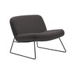 Softline - Java Armchair - black/khaki/fabric Vision 443/WxHxD 80x67x78cm/black base