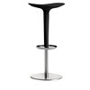 Arper - Babar Stool - black/frame satinated/height adjustable 63.5 - 76.5cm
