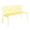 Petite Friture - Week-End - Banc - jaune RAL 1016/peinture époxy grainée/PxHxP 121x77x49cm/pour usages indoor & outdoor